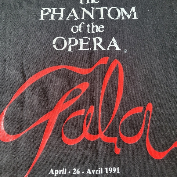 Vintage Phantom of the opera 1991 t-shirt - Picture 3 of 4